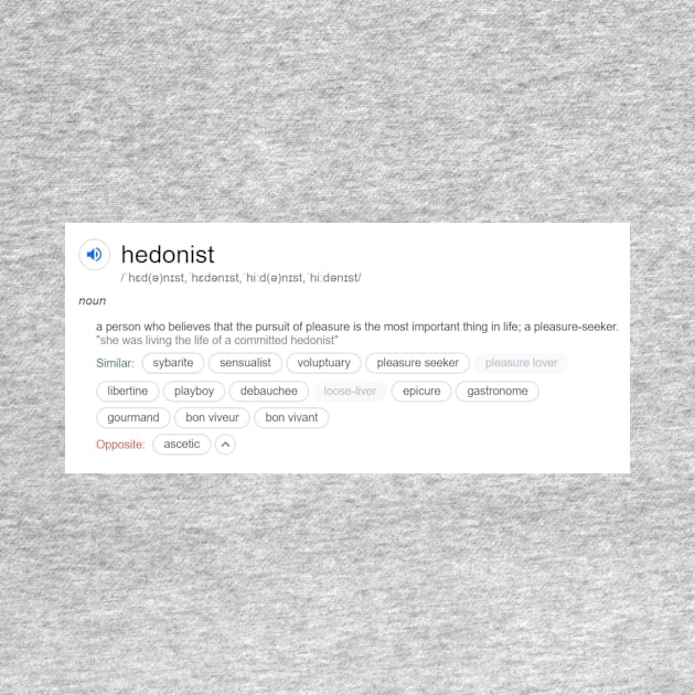 Who is a hedonist ? by fantastic-designs